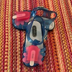 Mini Melissa Blue and Pink Kids Sandals